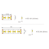 LED pásek 2216 19W 24V 10mm 2000K
