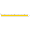 LED pásek COB 14W 12V 10mm 3000K doprodej