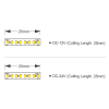 LED pásek SCOB 7W 12V 5mm 6500K
