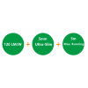 LED pásek SCOB 7W 12V 5mm 6500K