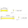 LED pásek COB 10W 12V 8mm 3000K