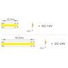 LED pásek COB 10W 12V 8mm 4000K