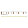 LED pásek RGB 14,4W 12V 10mm 