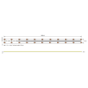 LED pásek RGB SCOB 15W 24V 10mm