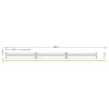 LED pásek RGBW SCOB 20W 24V 12mm
