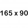 165 x 90