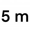 5 metrů