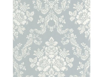 Tapeta s klasickým vzorem Pompadour CASADECO Modrá