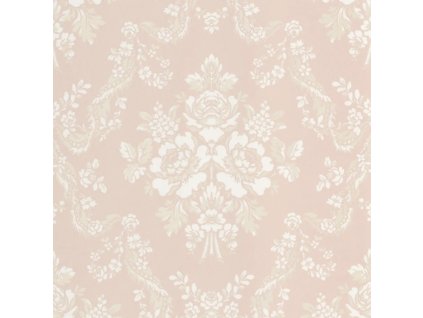 Tapeta s klasickým vzorem Pompadour CASADECO Růžová