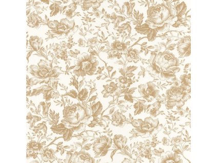 Tapeta Anglická růže Celestine CASADECO Písková