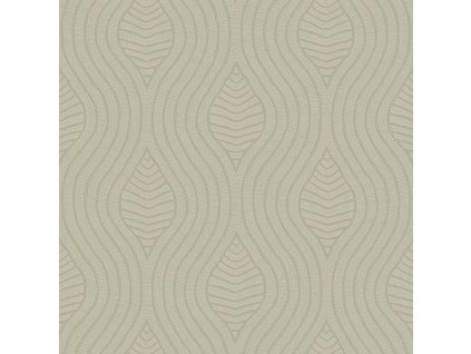 Abstraktní tapeta CASAMANCE Brodelia - Zelená