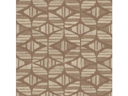 Retro tapeta CASAMANCE Filandra - Hnědá