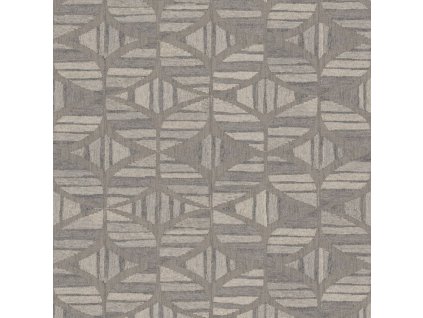 Retro tapeta CASAMANCE Filandra - Šedá