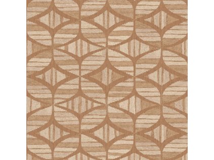 Retro tapeta CASAMANCE Filandra - Oranžová