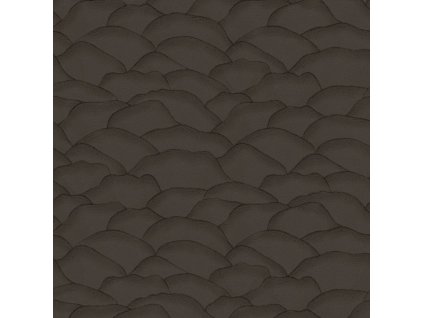 Luxusní tapeta CASAMANCE Ondula - Ebenová