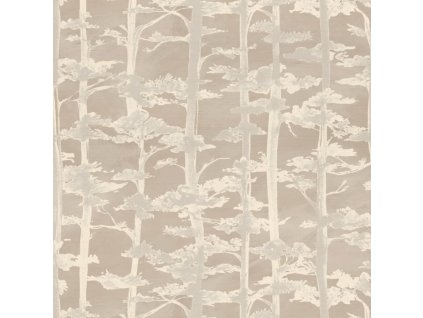 Tapeta s japonskou tématikou CASAMANCE Ame - Béžová