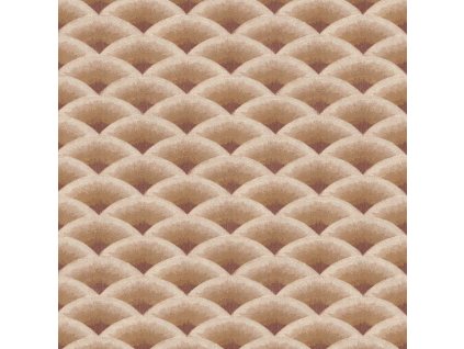 Abstraktní tapeta CASAMANCE Nami - Cihlová