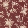 Tapeta Květovaná Flanerie CASADECO Bordó