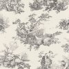 Tapeta Toile de Jouy Scene D'été CASADECO Antracit
