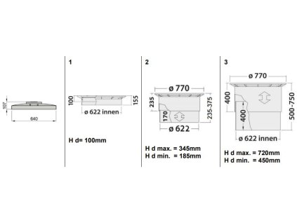 Podzemní nádrž na dešťovou vodu Atlantis 5,3 m3 - 5300l