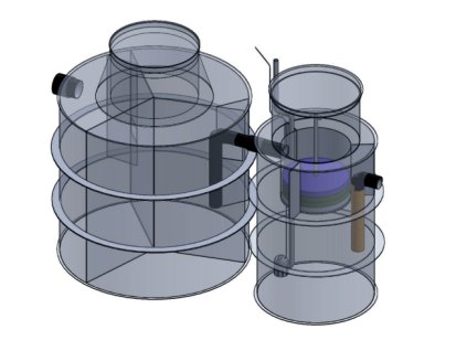 Septik s pískovým filtrem