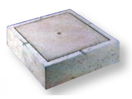 betonovy poklop b125 s ramem 3t ctvercovy na sachtovou rouru wavin basic 315 400