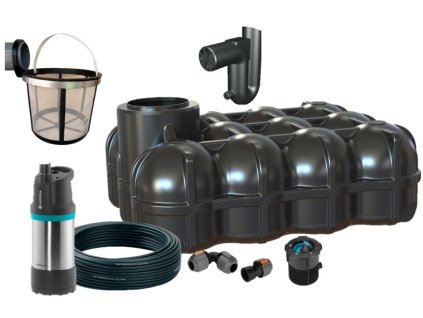 sada basic nadrz hudson 5000 s cerpadlem gardena 4700 2 automat set filtr best