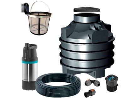 sada basic nadrz mini 1000 s cerpadlem gardena 4700 2 automat set