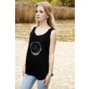 černé basic dámské tílko