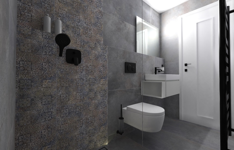 Šedá koupelna: inspirace, kombinace a vhodné obklady