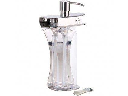 Dávkovač mýdla se zámkem, 250 ml, nerez/plast, lesk