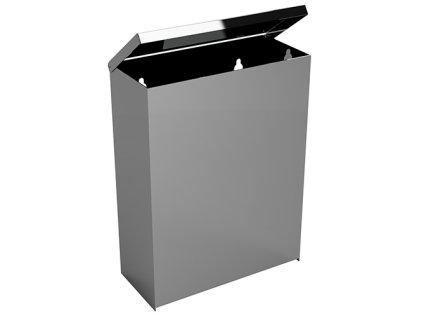 Odpadkový koš, 6 l, nerez, lesk