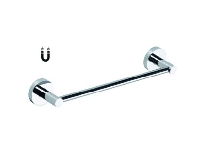 RAWELL: Držák ručníků magnetický 206 mm, lesk
