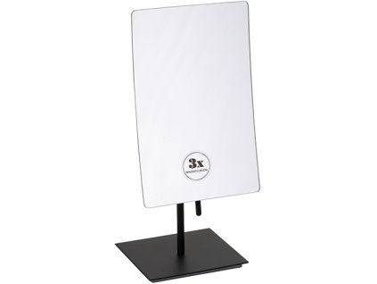 Kosmetické zrcátko jednostranné na postavení 210 x 130 mm, černé