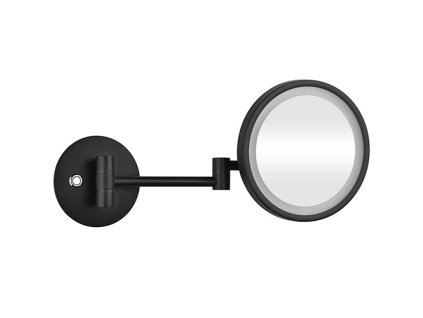 DARK: Kosmetické zrcátko s LED osvětlením, ø 200 mm