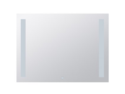 Zrcadlo s LED bočním osvětlením, 800 × 600 mm, dotykový senzor