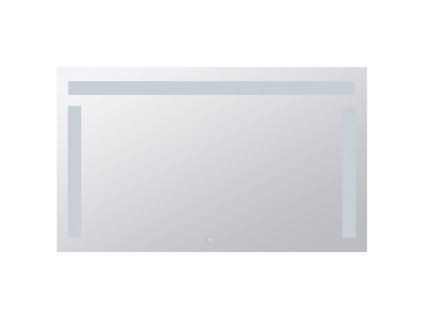 Zrcadlo s LED bočním a horním osvětlením 1000 × 600 mm, dotykový senzor