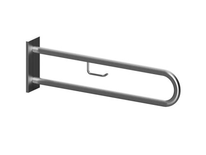 HELP: Podpěrné madlo ve tvaru U s držákem TP 900 mm, nerez, brus, s krytkou