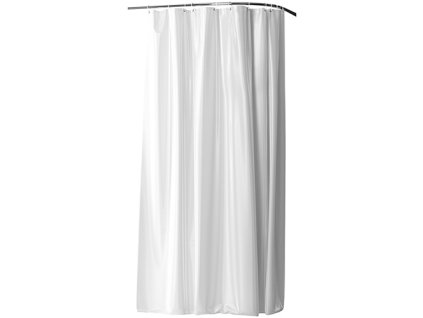 Sprchový závěs 200 cm, bílý