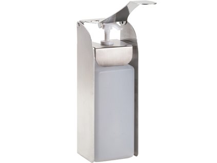 Dávkovač mýdla pákový 1000 ml, nerez/plast, mat