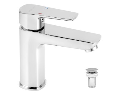 Umyvadlová baterie s výpustí METALIA 58 ECO, chrom