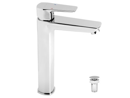 Umyvadlová baterie s výpustí METALIA 58 ECO, chrom