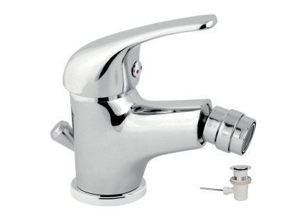 Bidetová baterie s výpustí Titania Iris chrom