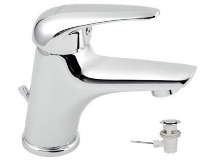 Umyvadlová baterie s výpustí Titania Hit chrom