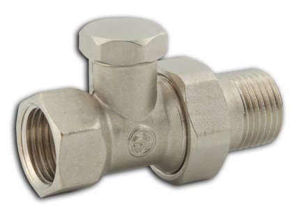 Radiatorové šroubení uzavíratelné přímé 1/2"