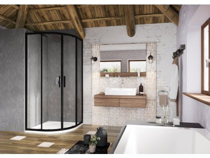 BLSCP4 90x90, černá+transparent