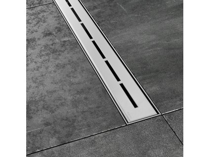 Odtokový žlab Runway 85, nerez