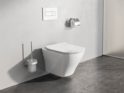 WC Classic RimOff, závěsný, bílá