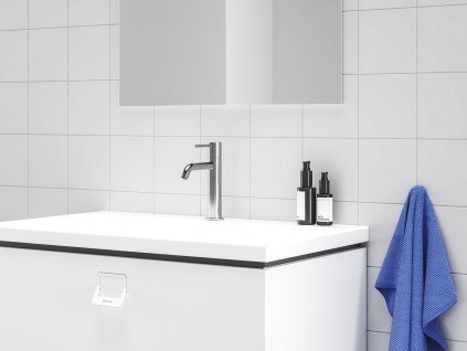 ES 012.01CR Umyvadlová stojánková baterie BeCool 190 mm bez výpusti, Chrome