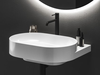 ES 014.21BLM Umyvadlová stojánková baterie BeCool 250 mm bez výpusti, Black Matt